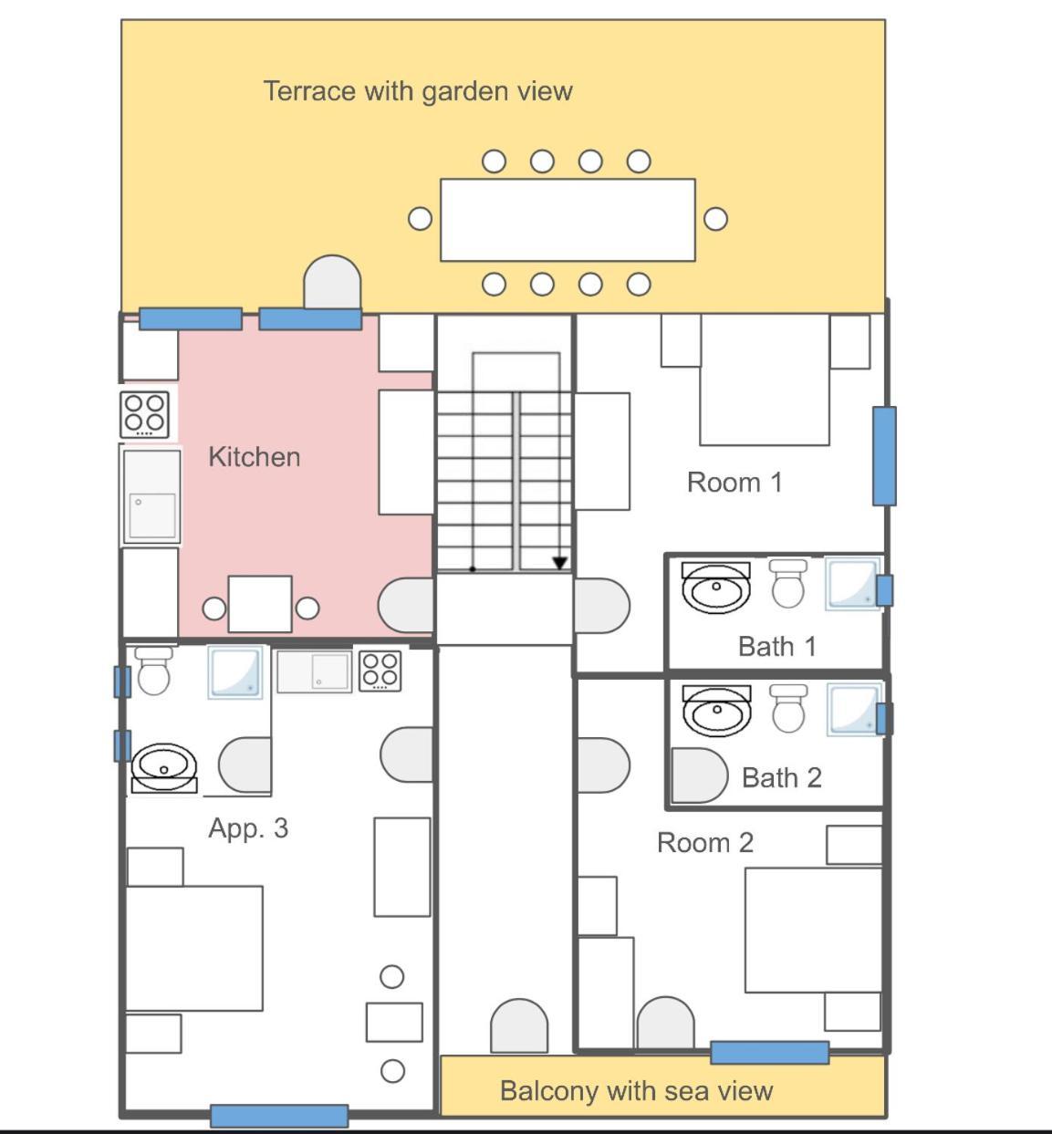 Superior Rooms Sea Side View ราบ ภายนอก รูปภาพ